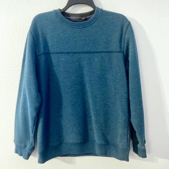 ARROW M Turquoise Green Crew Neck Sweater - Picture 2 of 5